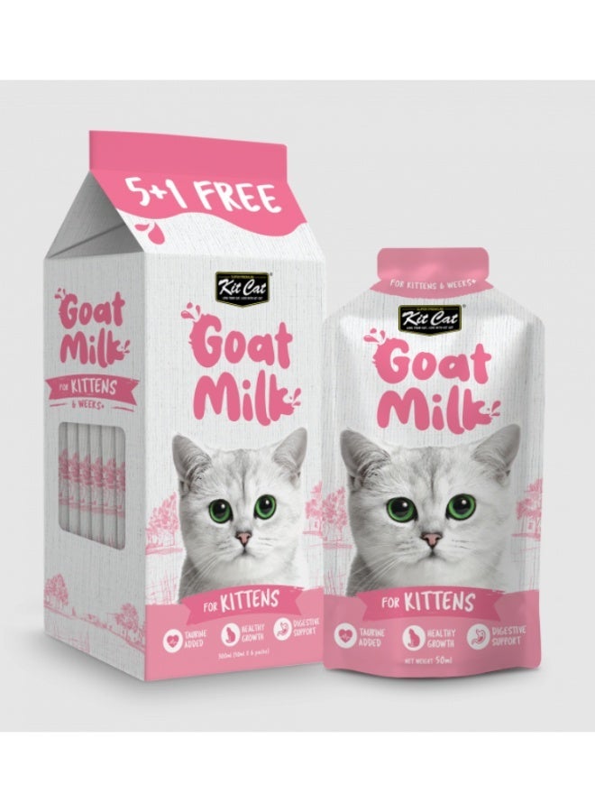 Kit Cat Super Premium Goat Milk for Kittens (6 Weeks+) – 5+1 Free Pack - Image 2